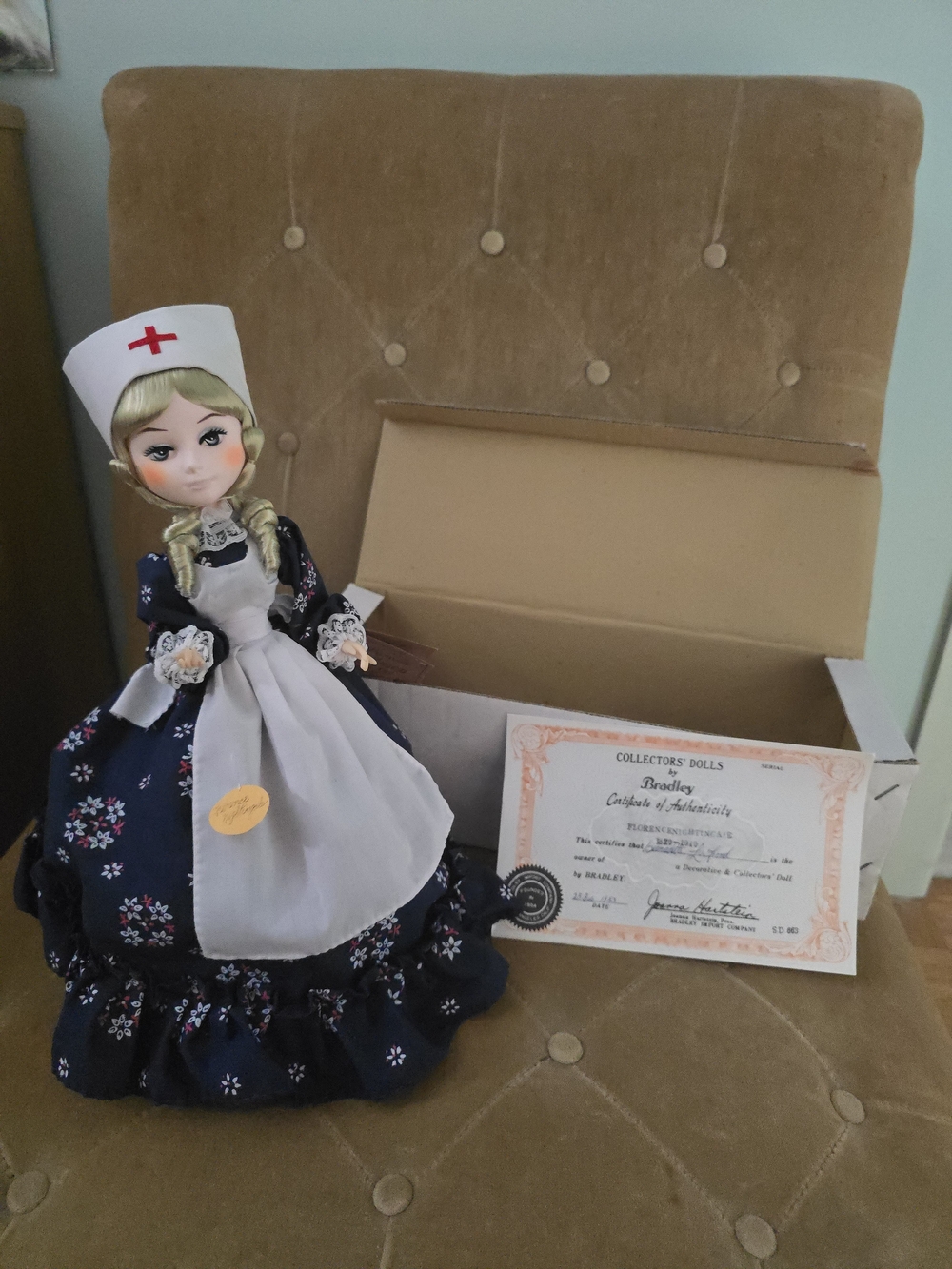 Bradley Dolls Florence Nightingale Collector's Doll